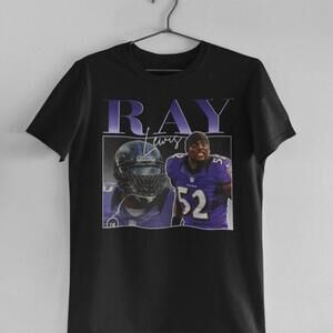 Ray Lewis T Baltimore Ravens Legend Retro Bootl Shirt Youth Size